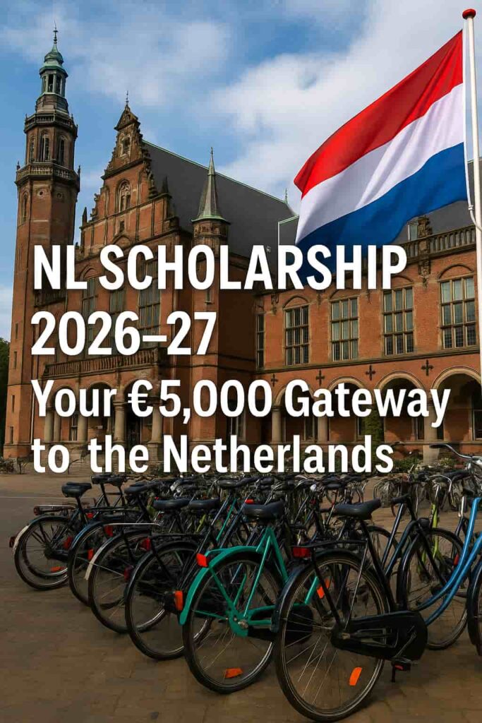 NL Scholarship 2026–27 – Your €5,000 Gateway to Studying in the Netherlands (Non-EUEEA Students Only)